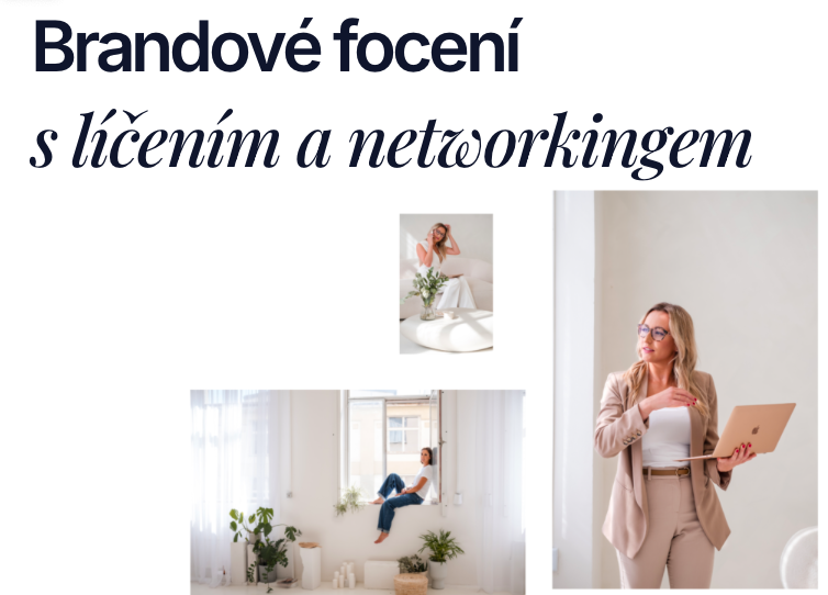 Brandové focení s líčením a networkingem